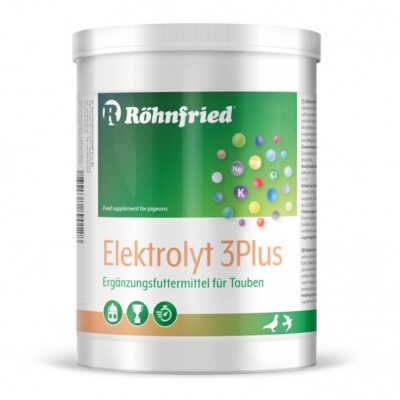 Röhnfried Elektrolyt 3 Plus 600g für Tauben schnelle Energie Wasserhaushalt