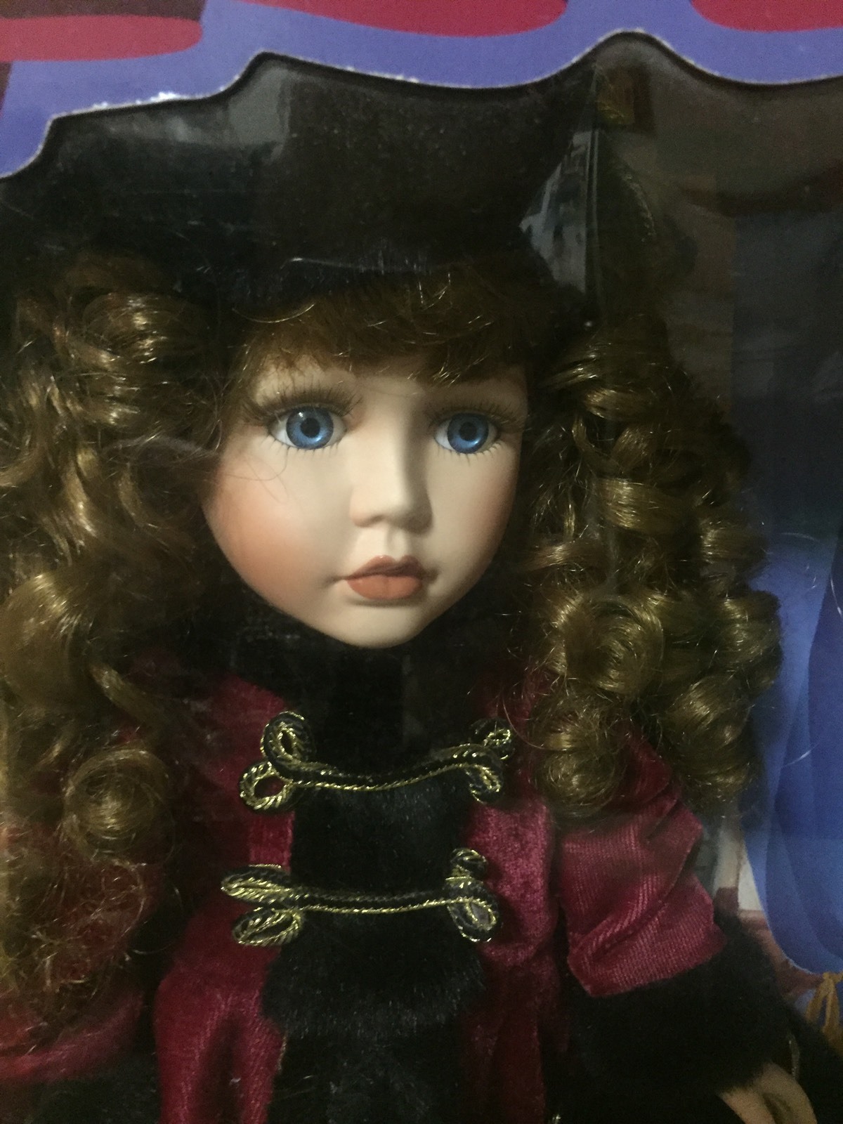 18" Vintage Collectors Choice Genuine Fine Bisque Porcelain Doll