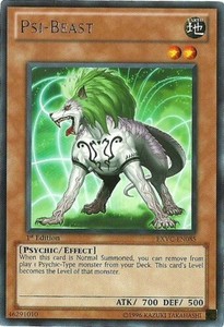 Psi-Beast - EXVC-EN085 - Rare - 1st Edition x3 - Near Mint