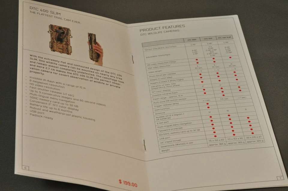 Minox Wildlife Cameras Brochure, Original, Not a Copy! 2014 - Image 2 of 3