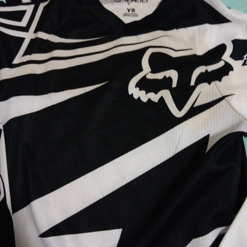 Fox Shirt Boys Sport Performance Jersey Motocross Racing Mesh Long Sleeve Sz YS - Picture 2 of 5