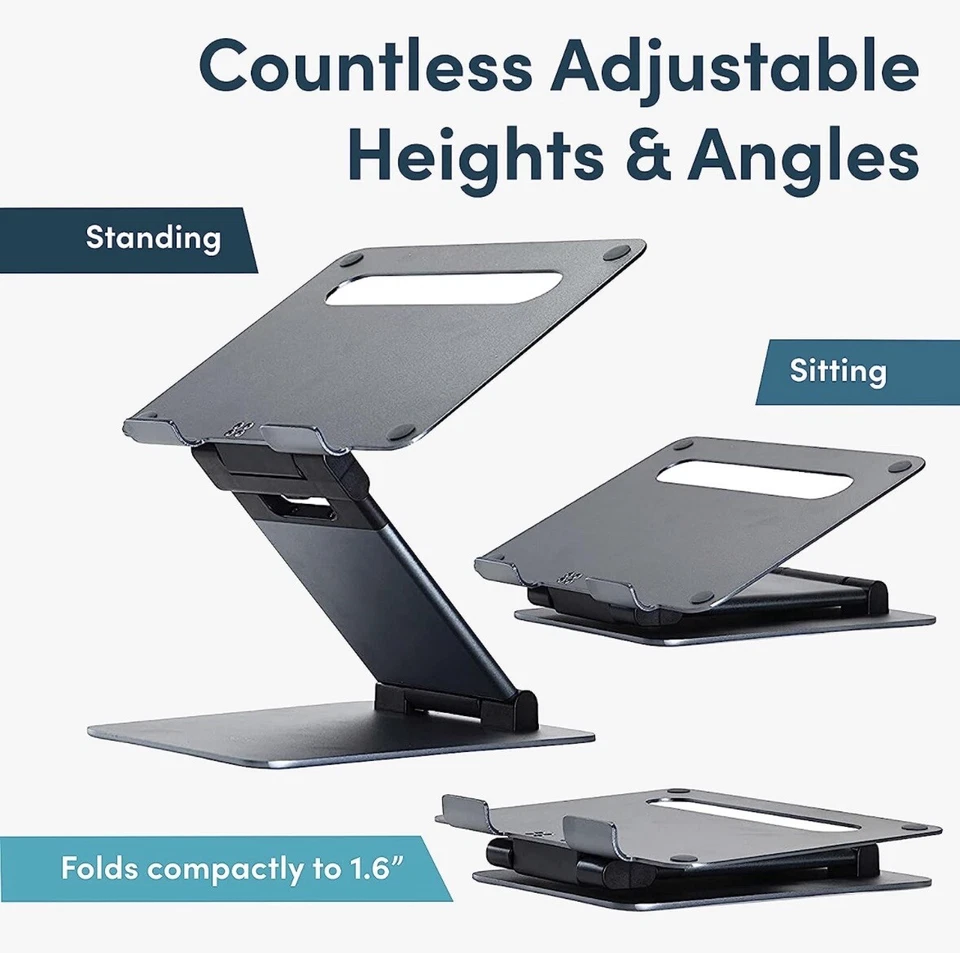 Lifelong Laptop Stand For Desk, Adjustable 11-17in, Ergonomic Riser - Image 2 of 4