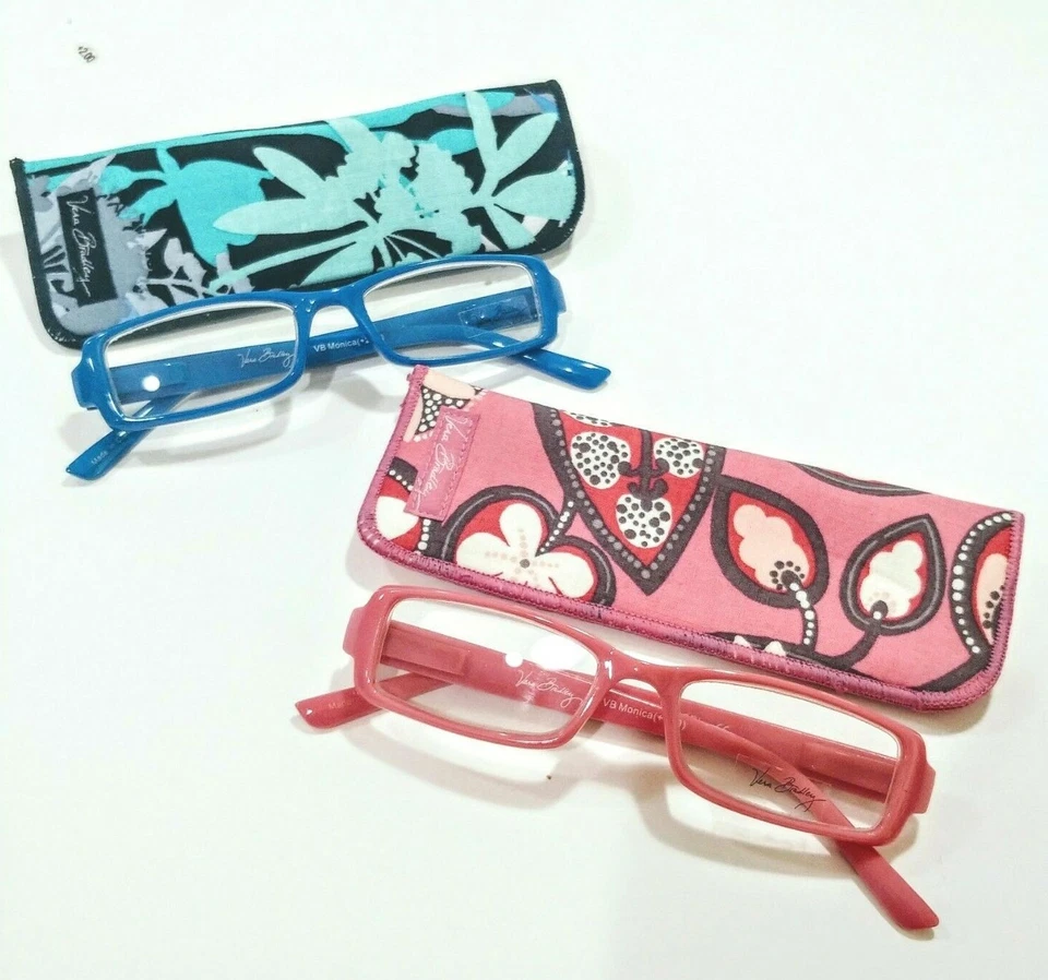 NUEVO VERA Bradley Readers Gafas de Lectura Gafas +2.00 Monica Lote de 2 marcos Foto 3 de 4