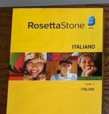 Rosetta Stone, Italian, Level 1, Version 3, WIN/MAC CD-ROM, Headphones Included