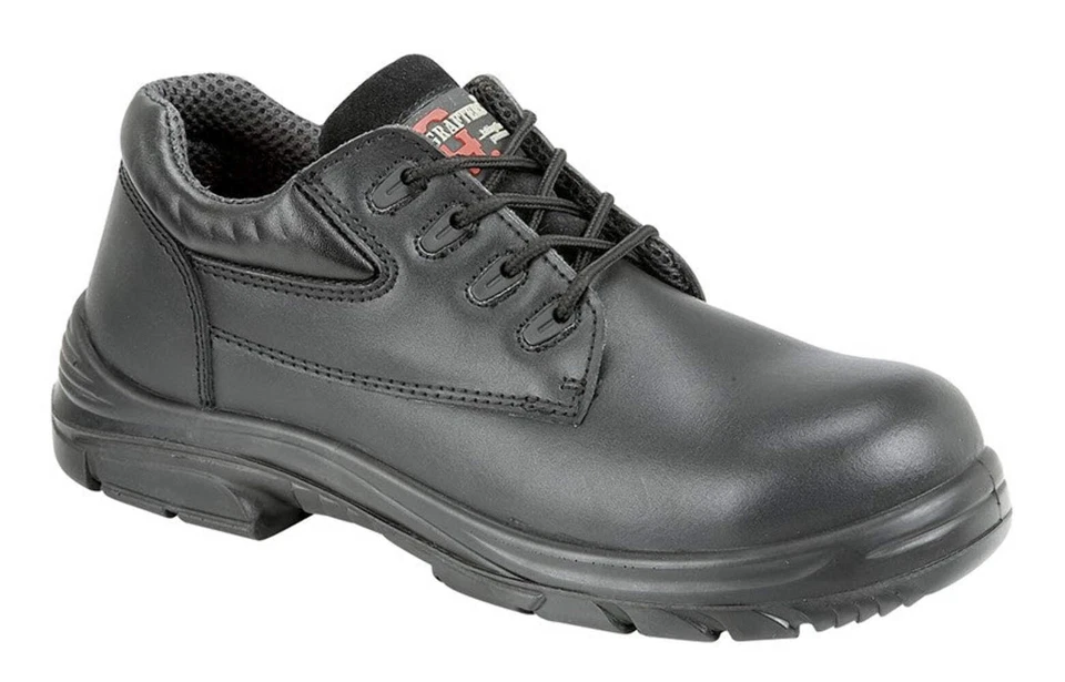 GRAFTERSSUPERWIDES Grafters M9504A 4E Wide Fit 4 Eyelet Safety Shoes