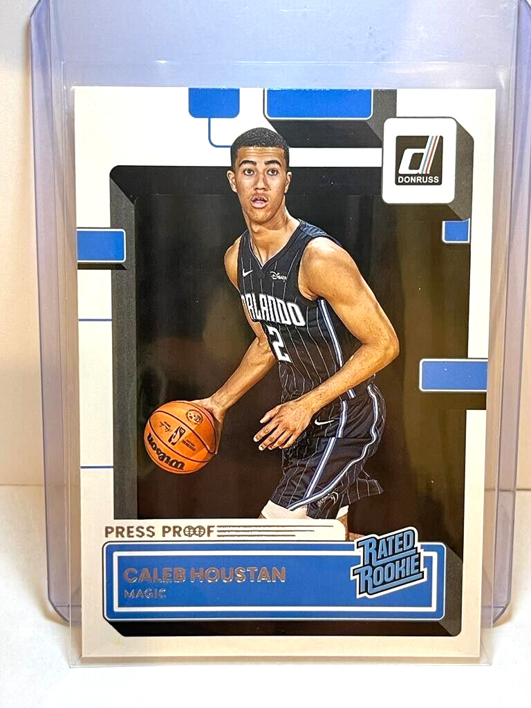 2022-23 Donruss Rated Rookie Press Proof #232 Caleb Houstan
