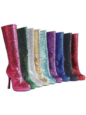 Ellie Shoes E-421-Zara 4 Knee-High Boot with Glitter