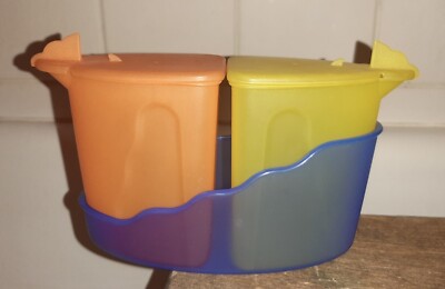 Tupperware Impressions Junge Welle FRÜHSTÜCKS Kanne Milch/Sahne Zucker 3135/3136