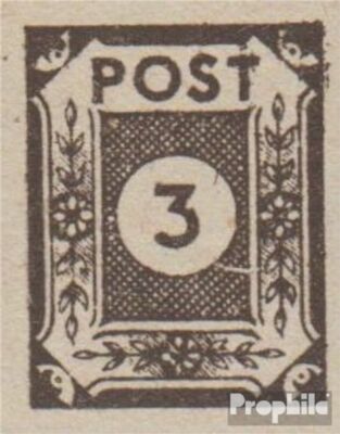 Prophila Collection – Sowjetische Besatzungszone Briefmarken Komplett (126Y-137Y), Postfrisch MNH, Steigendes Wasserzeichen, 1945 Ziffer