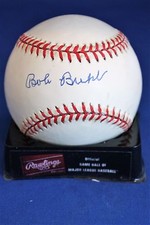 Autographed Bob Buhl Official Major League Baseball with COA 
