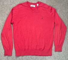 Original Penguin Men's V-neck Long Sleeve Sweater Size Large