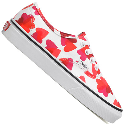 Vans Authentic Valentines Heart Sneaker Turnschuhe Schuhe Weiß Herzen