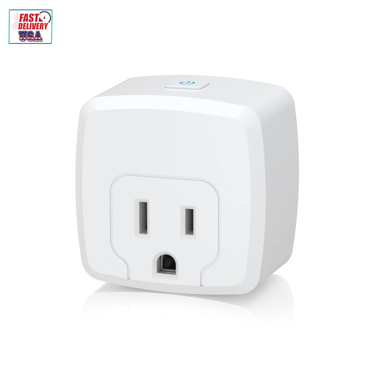 Smart Plug Mini 15A, Wifi Smart Outlet Works with Alexa, Google Home Assistant,