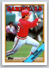 1988 Topps Tom Pagnozzi #689 St. Louis Cardinals RC Rookie Card Baseball. rookie card picture