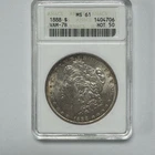 1888 Morgan Silver Dollar ANACS MS61 VAM-7B Hot 50
