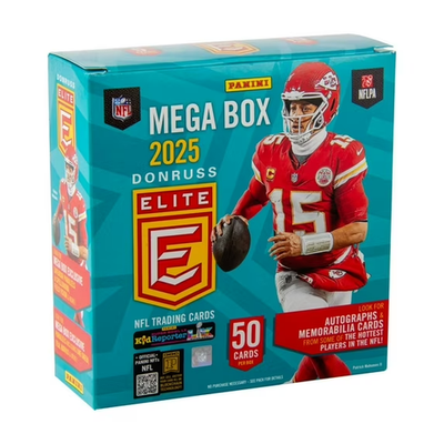 10シリ panini donruss elite sparkplug ディバラ 2025 Panini Donruss Elite Football NFL Trading Cards Mega Box - 50