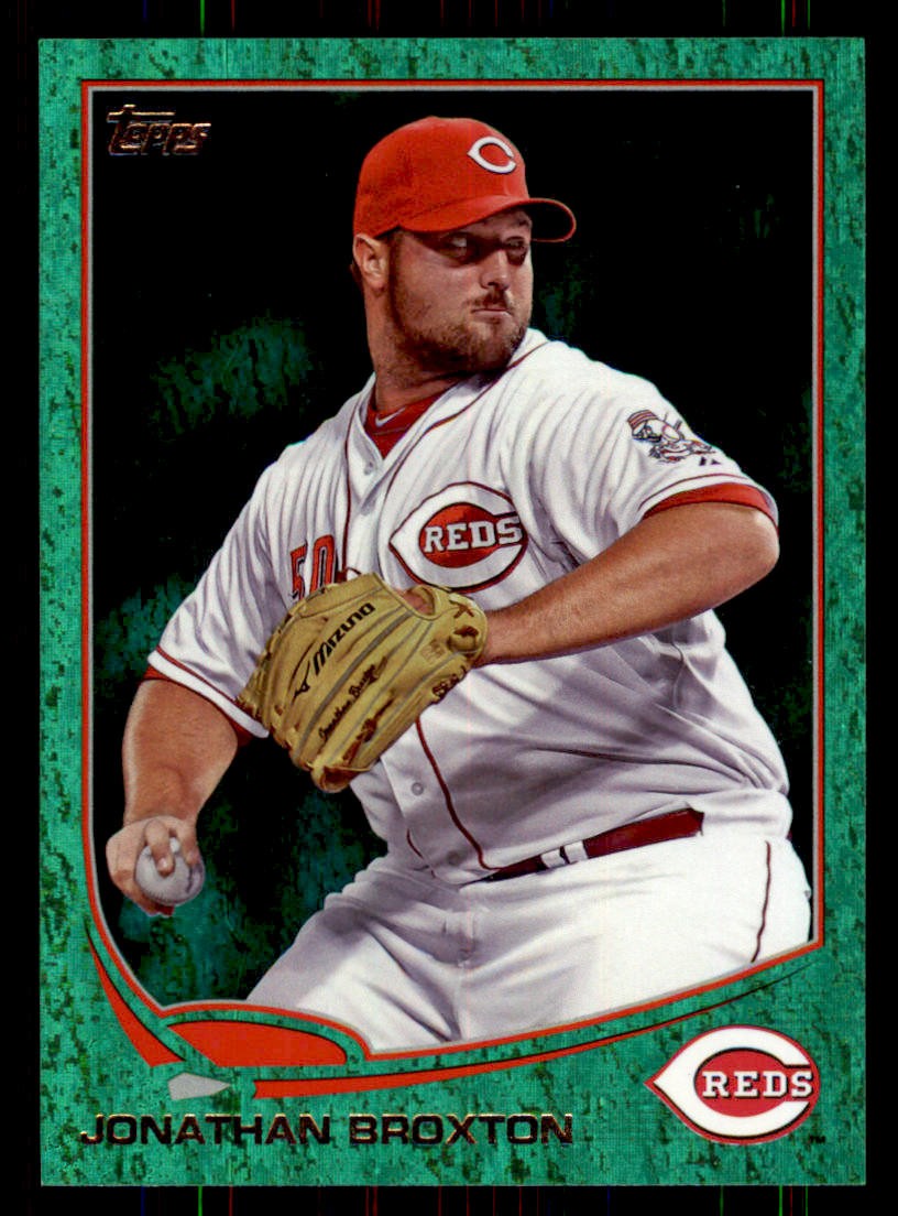 2013 Topps #51 Jonathan Broxton Emerald Foil Cincinnati Reds