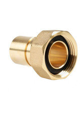 28 mm X 1" GAS METER UNION WITH GROOVE