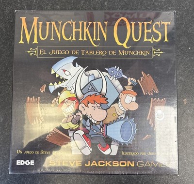 MUNCHKIN QUEST BRETTSPIEL - SPANISCHE AUSGABE - STEVE JACKSON - BRANDNEU & VERSIEGELT
