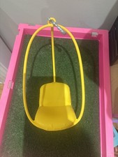 Barbie Dream House Replacement egg chair swinging chair yellow  2021 dreamhouse 
