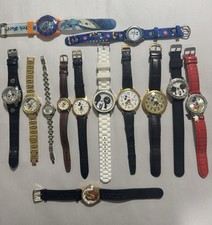 Disney Watch Collection 13 Watches Mickey Mouse  Lorus Timex Seiko Time Works