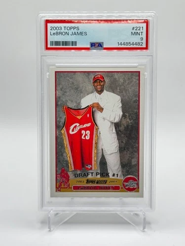 2003 Topps Lebron James PSA 1