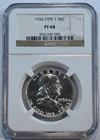 1956 Proof Franklin Half Dollar Type  1  PF68  NGC graded!!