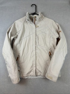 Helly Hansen Jacket Softshell Womens Medium Workwear Full Zip Beige Spring