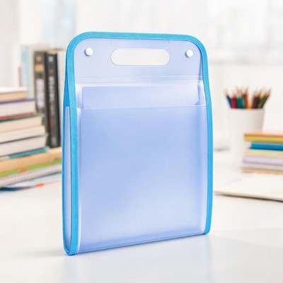 Portable A4 File Folder with Handle for Study Office Documents