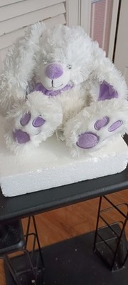 KALIDOU -8'' LAVENDER & WHITE BUNNY-DESIGNED IN FRANCE-NEW FOR 2022