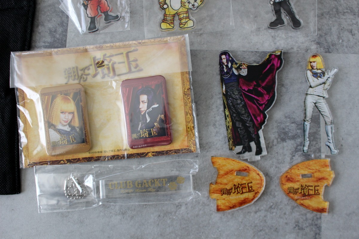 GACKT ビッグアクリルスタンド SET x10 Gackt Official Acrylic Stand Figure Keychain Non-woven