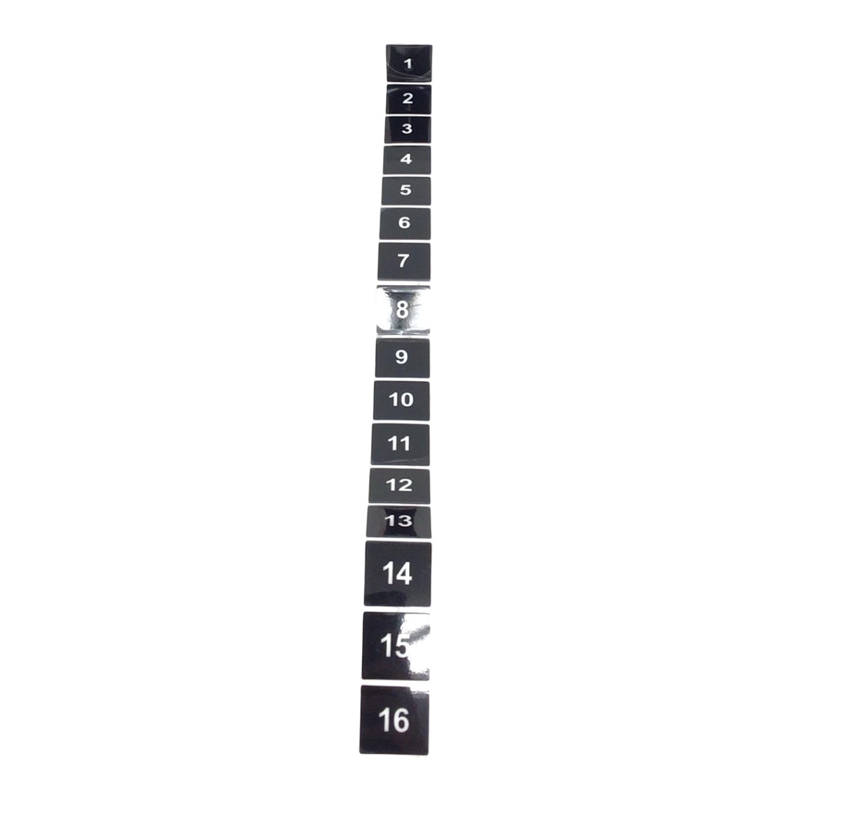 Life Fitness G5-001 Strength Systems Weight Stack Strip Label 8327001