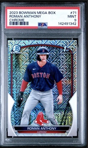 2023 Bowman Chrome Roman Anthony Mojo Refractor (RC) PSA 9 #BCP-71