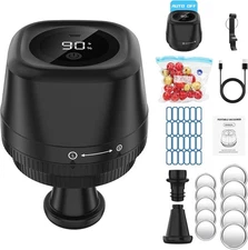 Mason Genie Vacuum Sealer, 80kPa Mason Jar Vacuum Sealer USB Charge Electric NEW