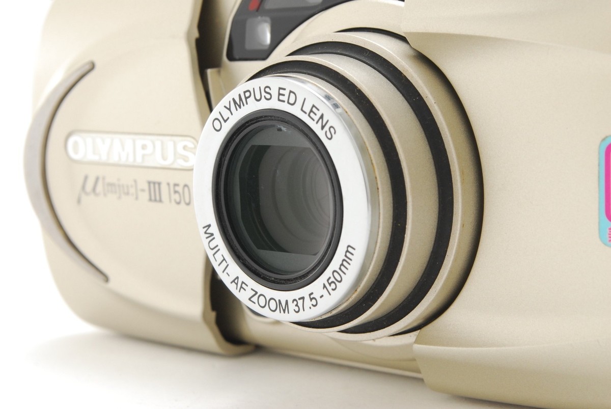 OLYMPUS μ[mju:]-III 150 ケース付き MINT w / Case] Olympus μ[mju:]-III 150 35mm Point & Shoot