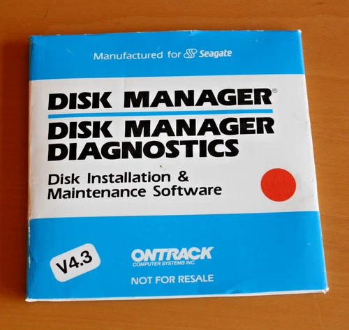 ONTRACK Disk-Manager / Disk-Manager Diagnostics - Version 4.3 - SEAGATE