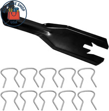 Car Window Handle Removal Tool Door Panel Clip Puller OEM 76951 Black 10PCS