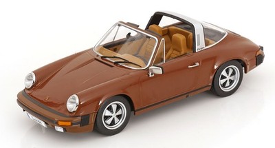Porsche 911 SC Targa 1975 braun Tatort Stuttgart Modellauto 1:18 KK Scale