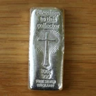 100g Cross Silver cast bar Fine 999 bullion investment XRF Tested crucifix