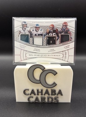 2021 National Treasures - Quad Gear Materials /99 Smith, Jackson, Johnson, Chase