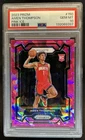2023-24 Panini Prizm Amen Thompson RC Prizm Pink Ice Rookie #150 Rockets PSA 10