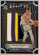 2024-25 Panini Obsidian Eclipse Memorabilia Patch /249 Dalton Knecht RC Jersey 3