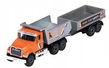Truck Mack Granite + Dump Trailer Model Toy Diecast 1:64-1:87 Scale Majorette