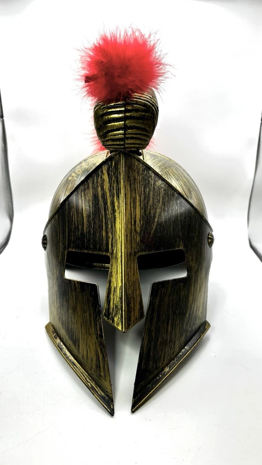 Adulto Halloween Gladiador Espartano Guerrero Romano Griego Disfraz Casco Prendas para la cabeza Foto 2 de 4