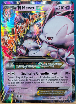 POKEMON - Turbostart - MMewtu EX (Mega-Mewtu) - 64/162 - deutsch