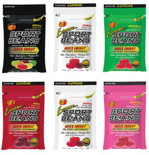 Jelly Belly Sport Bean Variety 6 Pack 1Oz Bags Contains Carbs, Electrolytes,