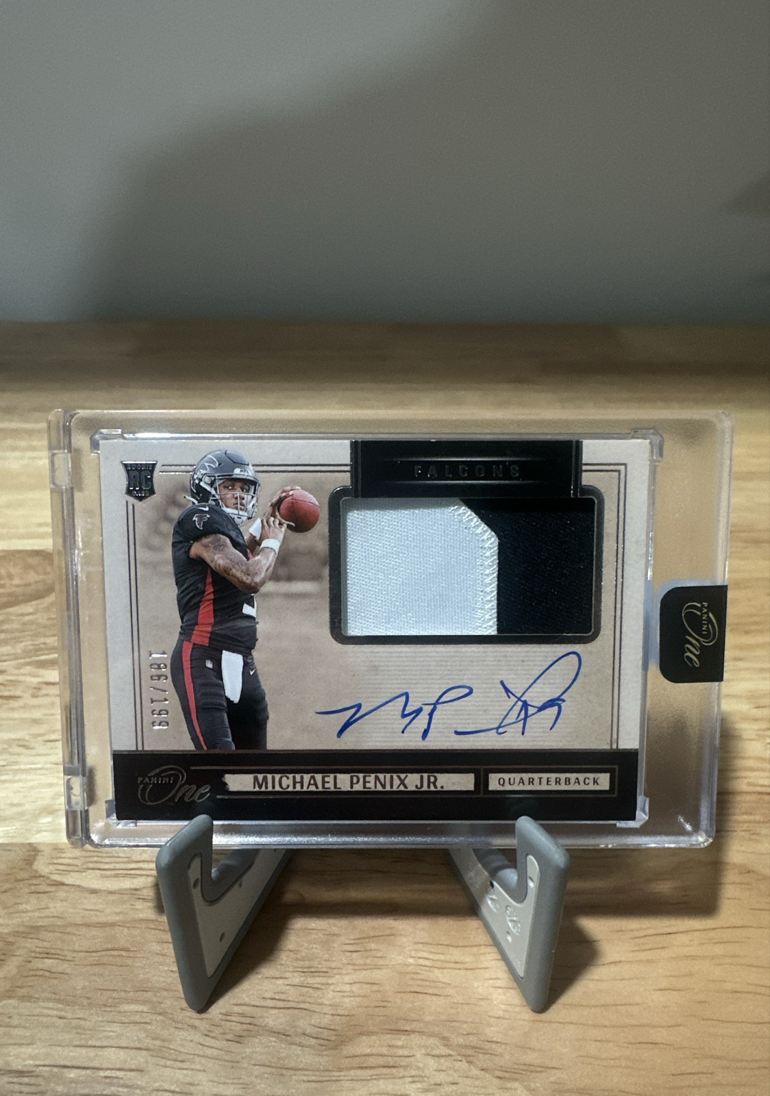 2024 Panini One - Rookie Patch Autographs Michael Penix Jr. /199