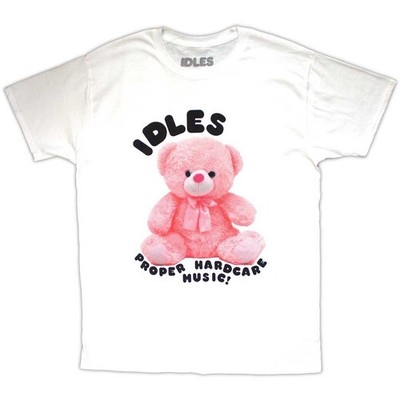 Idles T-Shirt Proper Hardcore Band Official Weiß Neu