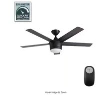 Home Decorators Collection Merwry 52 in. Integrated LED Indoor Matte-missinig