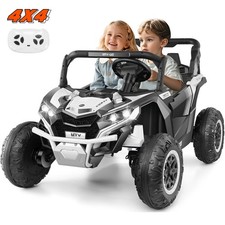 24V Ride on UTV for Kids 2WD/4WD Switchable 2 Seater Electric Vehicle Car Gifts